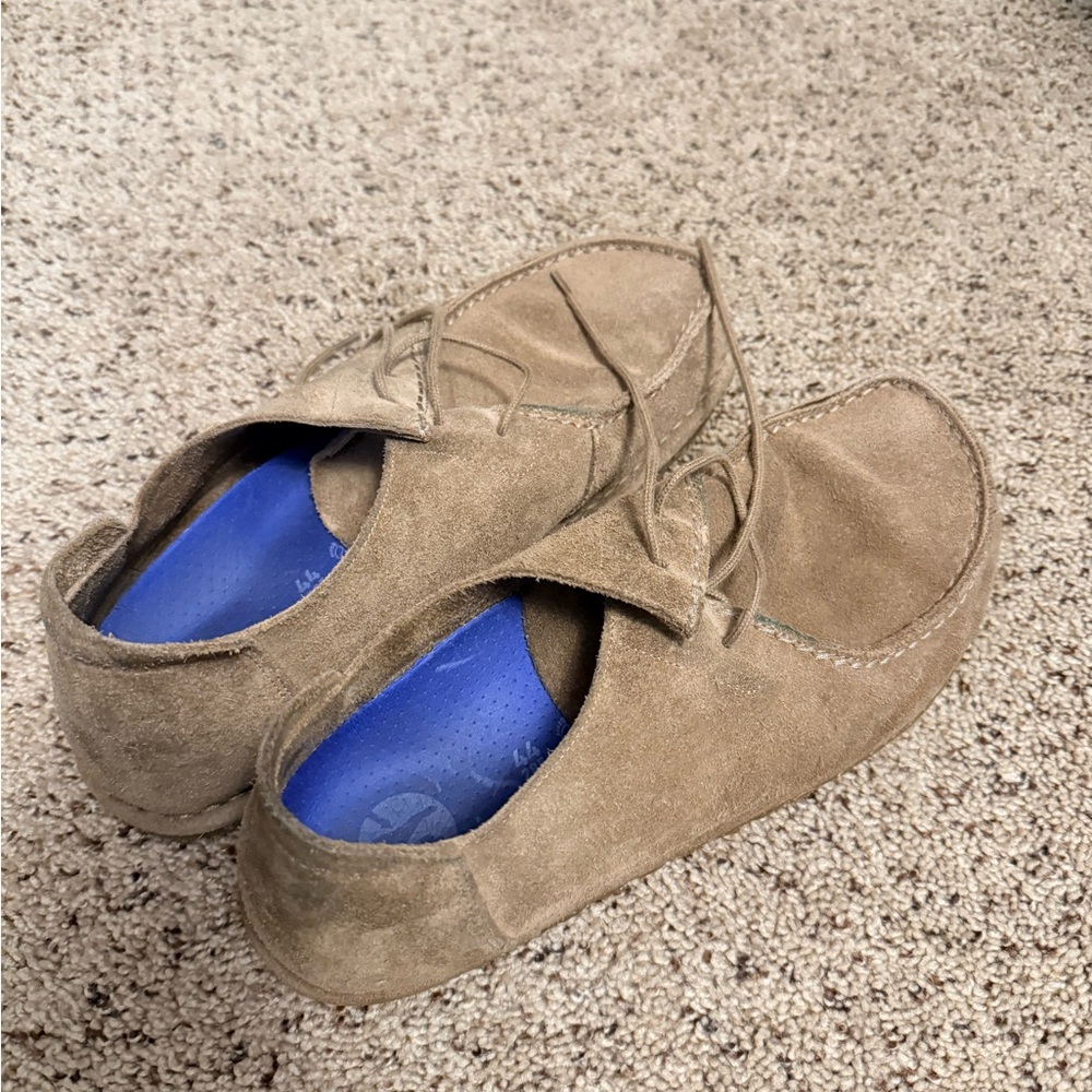 Birkenstock Tan Suede Loafers